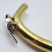 Bach Stradivarius Model 184 Cornet Raw Brass Mouthpipe
