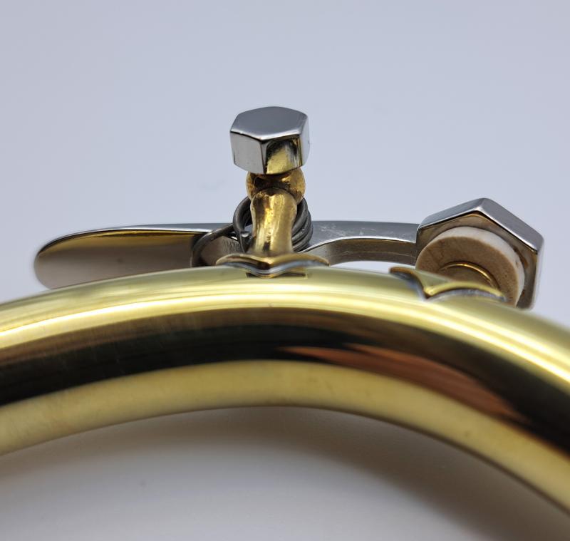 Bach Stradivarius Model 184 Cornet Raw Brass Mouthpipe