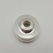 King Marching Baritone Bottom Valve Cap (1), Silver Plated
