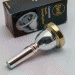 Gold Plate Rim and Cup Only, Bach Large Shank Trombone Mouthpiece, 1-1/4G