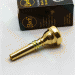Gold Plate Bach Flugelhorn Mouthpiece, 10C Gold Available