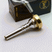 Gold Plate Rim and Cup Only, Bach Flugelhorn Mouthpiece, 10-1/2CW LAST ONE