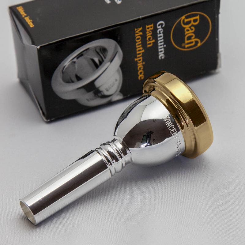 Gold Plate Rim and Cup Only, Bach Small Shank Trombone Mouthpiece, 11