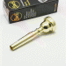 Gold Plate Bach Trumpet Mouthpiece, 8-1/2
