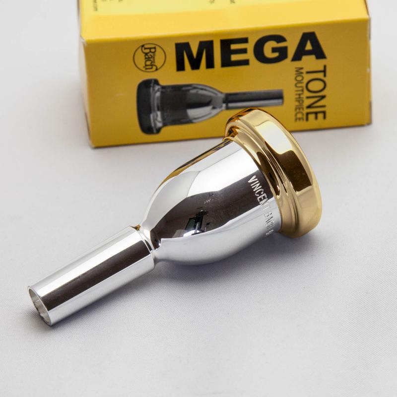 Gold Plate Rim and Cup Only, Bach Megatone Large Shank Trombone Mouthpiece, 5GL