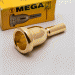 Gold Plate Bach Megatone Small Shank Trombone Mouthpiece, 22D LAST ONE
