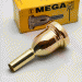Gold Plate Bach Megatone Small Shank Trombone Mouthpiece, 22D LAST ONE