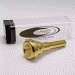 Gold Plate Curry Flugelhorn Mouthpiece (Small Morse/Bach Taper), 80FL-M