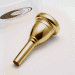 Gold Plate Curry Tuba Mouthpiece, 124D