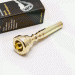 Gold Plate Bach Trumpet Mouthpiece, 12