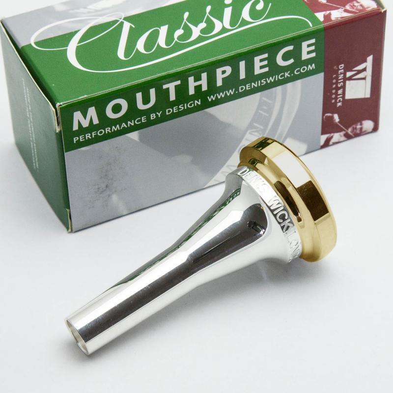 Gold Plate Rim and Cup Only, Denis Wick Baritone Mouthpiece, Steven Mead, SM4
