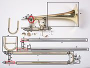 Bach Stradivarius Marching Baritone/Trombone Socket Assembly