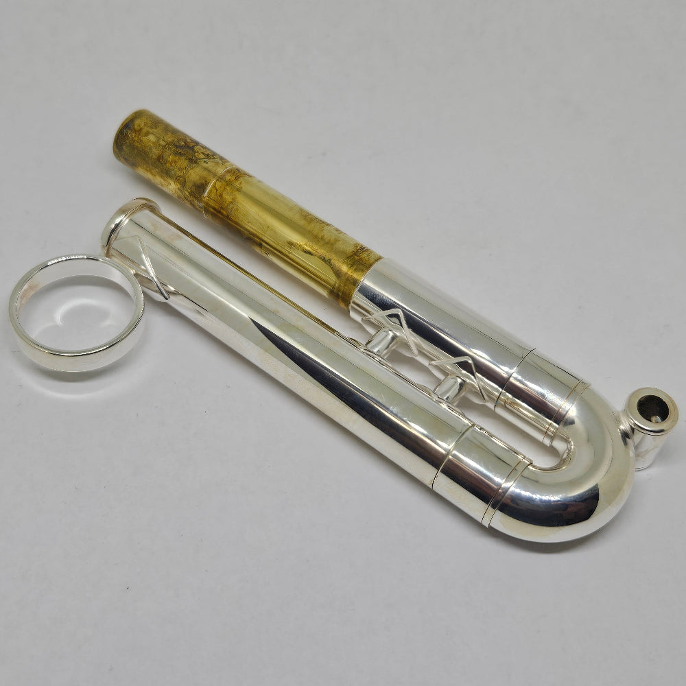 Getzen 3050 Custom Bb Trumpet Silver Plated 3rd Slide Assembly
