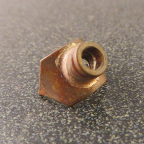 Bach Stradivarius Main Tuning Slide Water Key Nipple for All Trumpets, Raw Brass