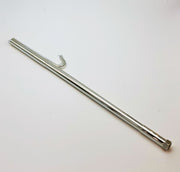 Bach Commercial Bb Trumpet Mouthpipe with Hook, 43LT, Lightweight Silver Plated