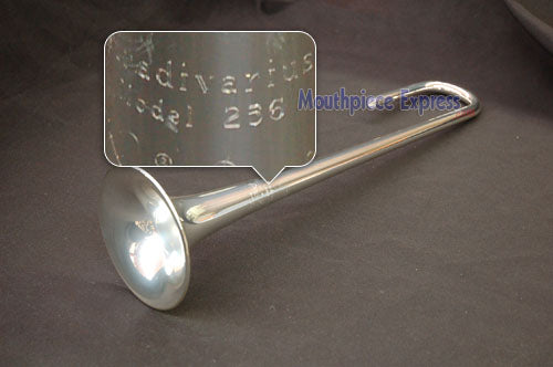 Bach Stradivarius C/D Trumpet Bell 256, Silver Plated Brass