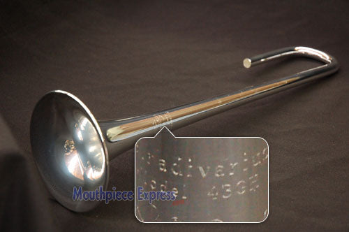 Bach Stradivarius Bb Trumpet Bell 43GH, Silver Plated Gold Brass Heavy