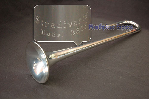 Bach Stradivarius Bb Trumpet Bell 38G, Silver Plated Gold Brass