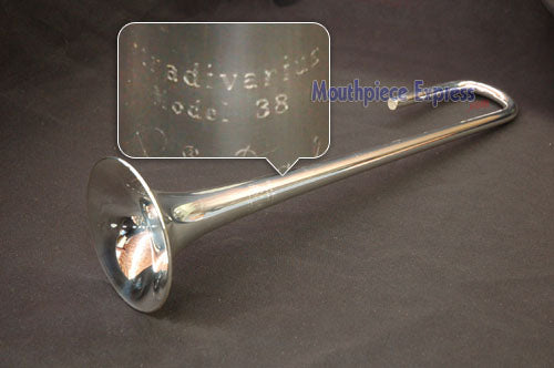 Bach Stradivarius Bb Trumpet Bell 38, Silver Plated Brass
