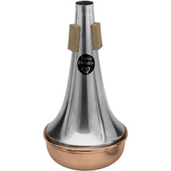 Tom Crown Straight Mute, Bass Trombone aluminum w/copper bottom