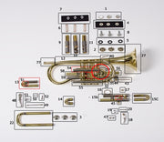 Bach Models 181/184 Cornet Return Crook