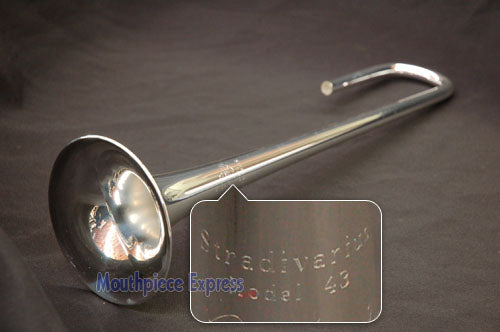 Bach Stradivarius Bb Trumpet Bell 43, Silver Plated Brass Lightweight