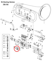 Jupiter 560 Marching Baritone 2nd Valve Slide Assembly