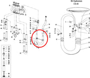 Jupiter CE40 Bb Euphonium Tuning Slide Assembly