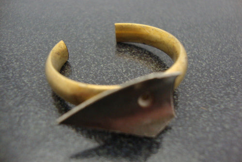 Bach Trumpet Stradivarius Artisan 1st Valve Split Thumb Ring Assembly, RAW
