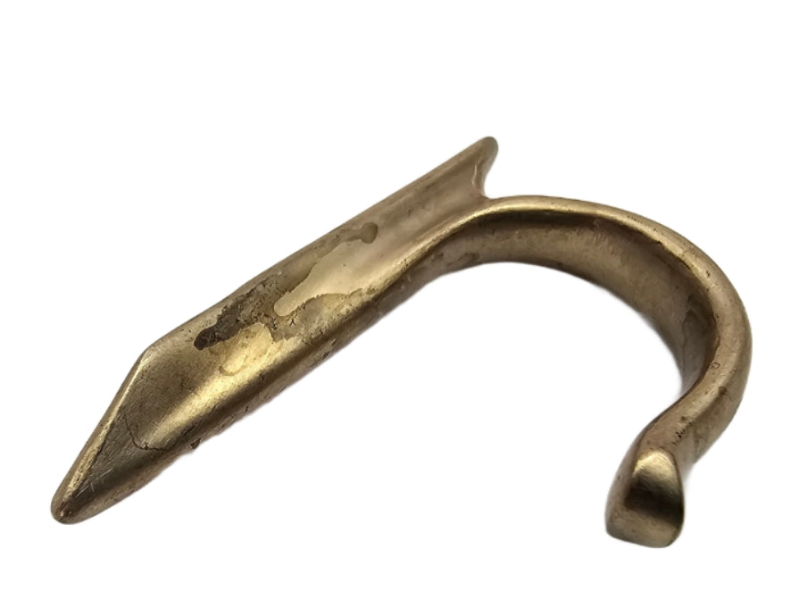 Bach Trumpet Stradivarius Artisan Fingerhook, RAW Nickel Silver Pre 70's style