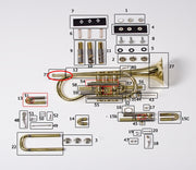 Bach 184 Cornet Mouthpiece Receiver