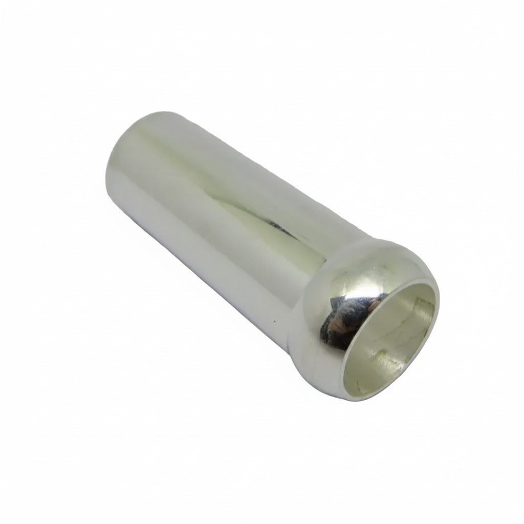 Conn-Selmer Small Shank Trombone Mouthpiece to Large Shank Trombone Adapter, Silver Plated