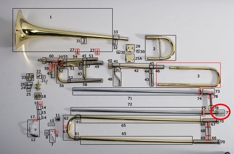Bach Stradivarius Trombone End Shank