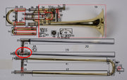Bach Stradivarius Trombone Right Angle Brace