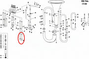 Jupiter 378 Tuba 1st Tuning Slide Assembly
