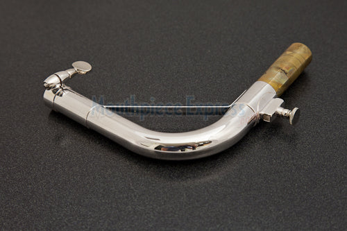 Jupiter 594S, 596S and 696S Sousaphone Neck (Upper Mouthpipe), Silver Plated