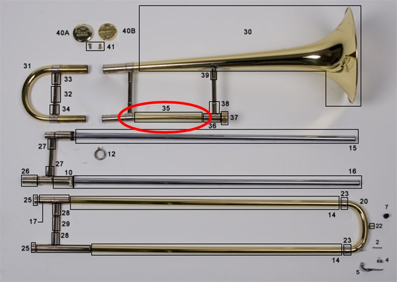 Bach Stradivarius Tenor Trombone Gooseneck