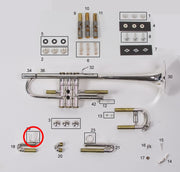 Bach Stradivarius Trumpet Open Pull Hook, Silver Plated