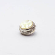 Finger Button for King  & Olds (Fullerton CA Only) Baritone, (Silver Plated) 8x32 tread size