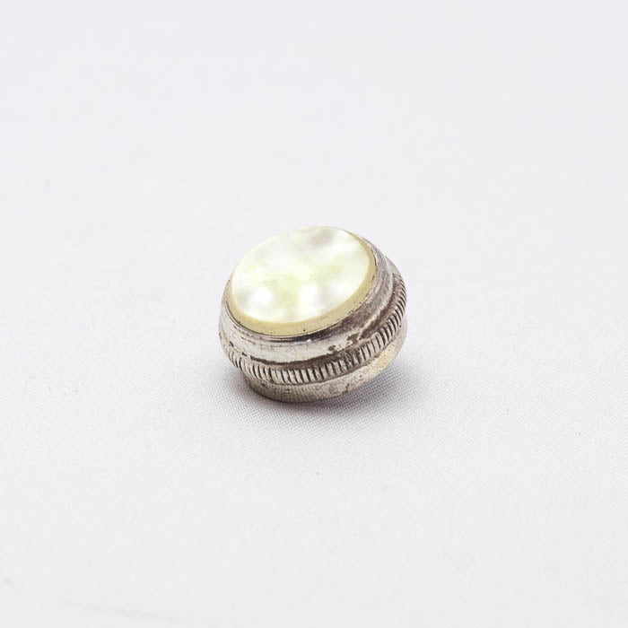 Finger Button for King  & Olds (Fullerton CA Only) Baritone, (Silver Plated) 8x32 tread size