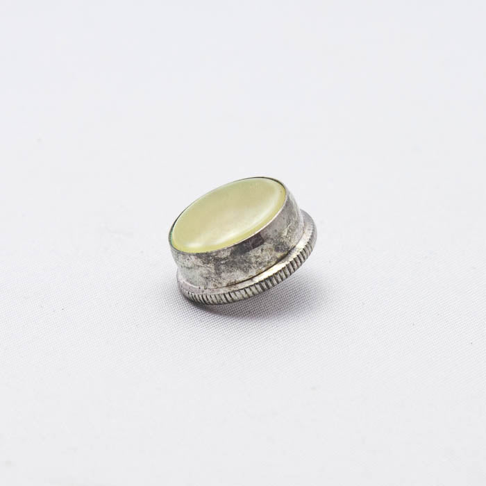 Finger Button for Holton Baritone, (Silver Plated) 8x36