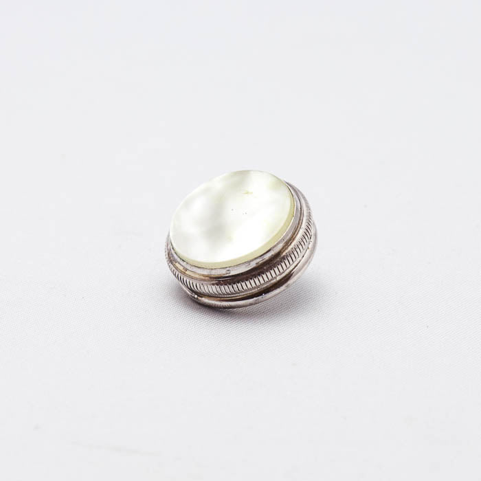 Finger Button for Conn & Pan American Sousaphone, (Silver Plated) 6x40