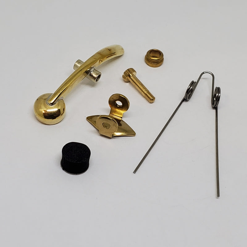 Olds A10 Ambassador Trumpet Main Tuning Slide Waterkey Assembly