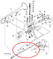 Yamaha Trumpet Mouthpipe Assembly Buffing YTR3335