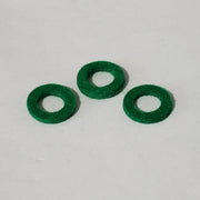 Olds Trumpet Green Top Cap Felts Set of 3 11/16" OD x 13/32" ID x .08" Thick