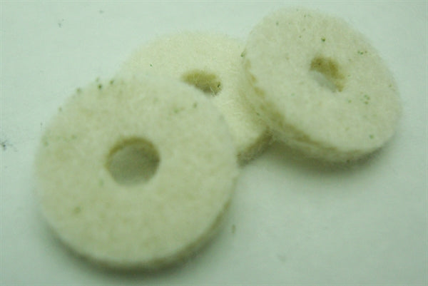 Getzen Trumpet Valve Stem Felts Fits most Models like 300, 400 series Capri & Eterna set of (3)