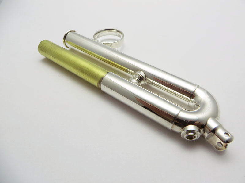 Yamaha Bb Trumpet 3rd Valve Slide Assembly Silver Plated YTR6310ZS