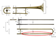Bach Tenor Trombone Outside Slide Tube TB200