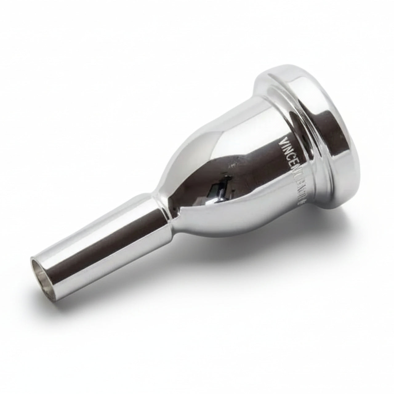 Bach Megatone Small Shank Trombone Mouthpiece, silver