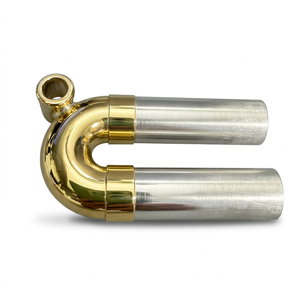 Bach Bb Trumpet 3rd Slide Assembly, Large Bore End, Silver